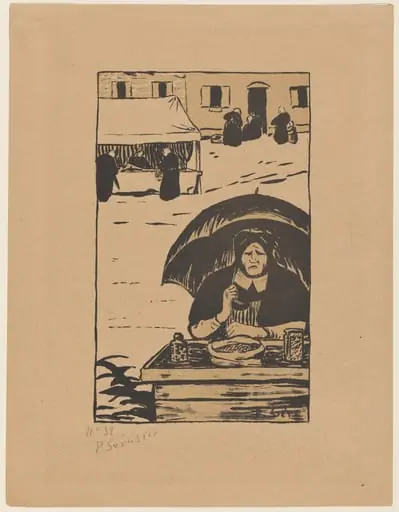 The Street Vendor (La Marchande ambulante), by Paul Sérusier
