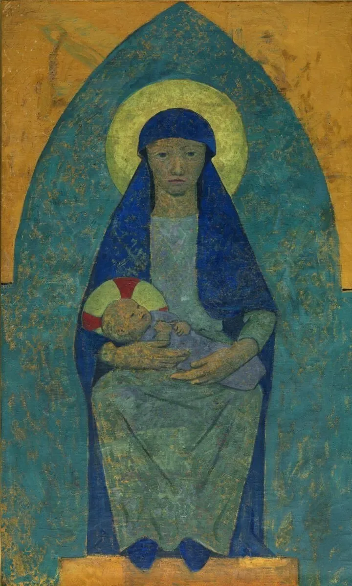 Vierge à l'Enfant, by Paul Sérusier, oil, 1914