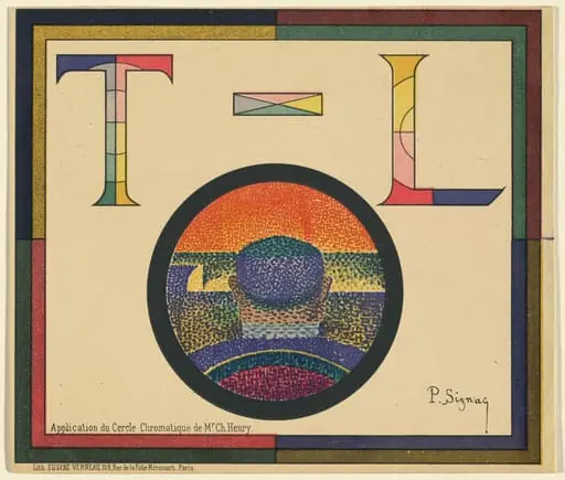 Application du Cercle Chromatique de Mr. Ch. Henry, by Paul Signac, 1889