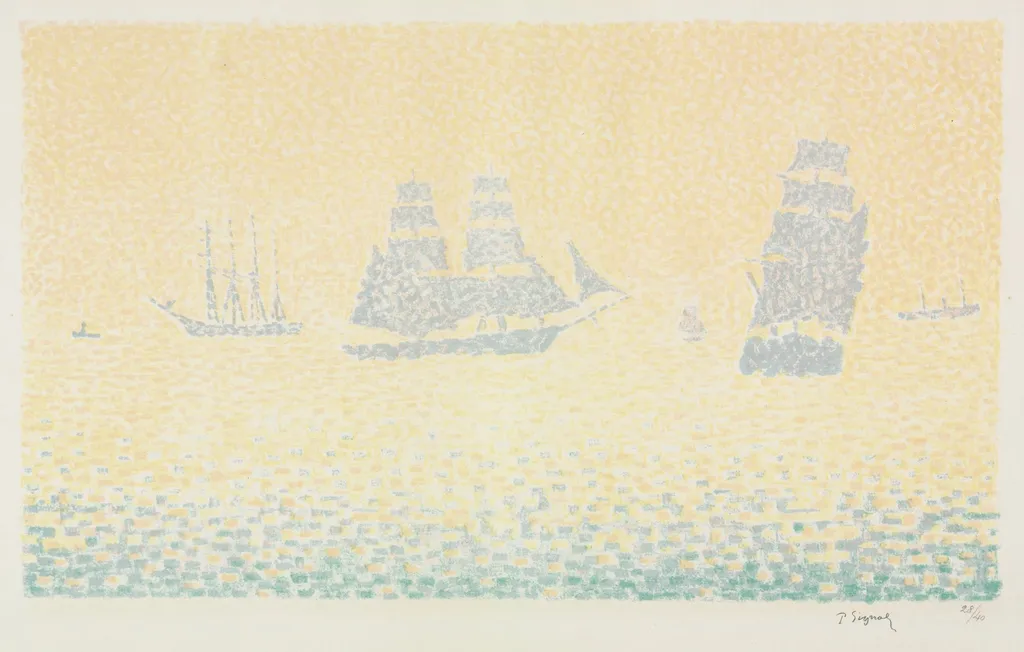 Boats, by Paul Signac, 1894