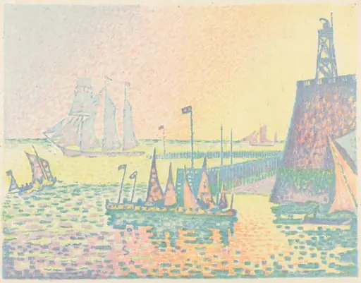 Evening (Le soir), by Paul Signac