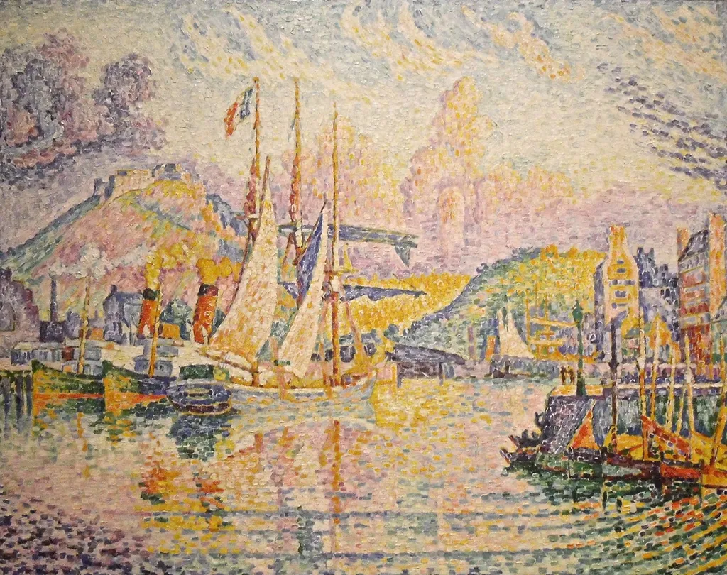 Fort du Roule, Cherbourg, by Paul Signac, oil, 1932
