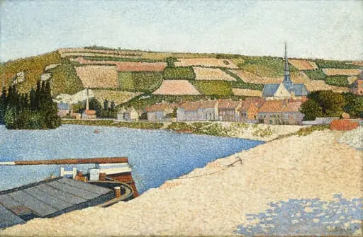 Les Andelys, Côte d'Aval, by Paul Signac