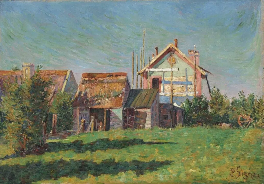 Port-en-Bessin, The Valley, by Paul Signac, unspecified, 1892
