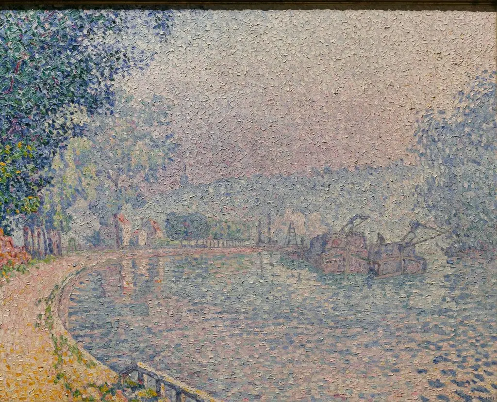 Samois, the riverbank, morning