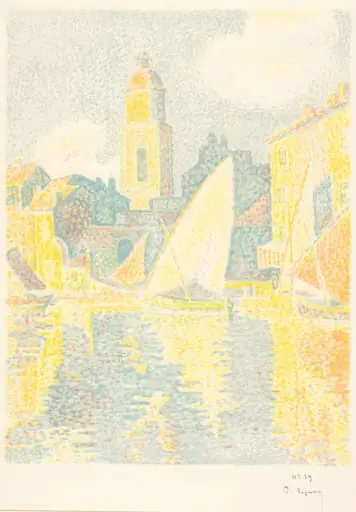 St. Tropez: The Port (Saint-Tropez: Le port), by Paul Signac