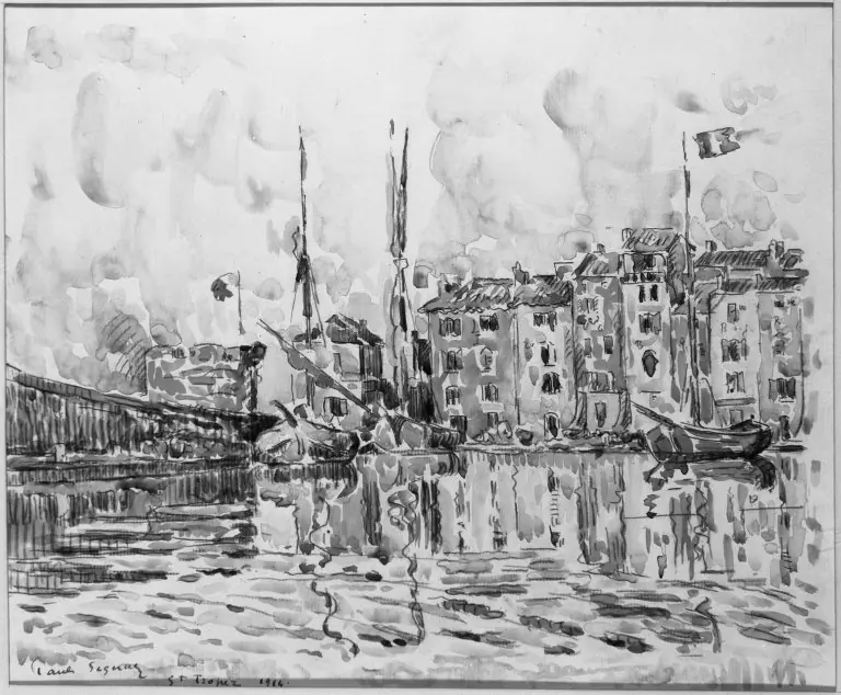 The Port of St. Tropez, by Paul Signac