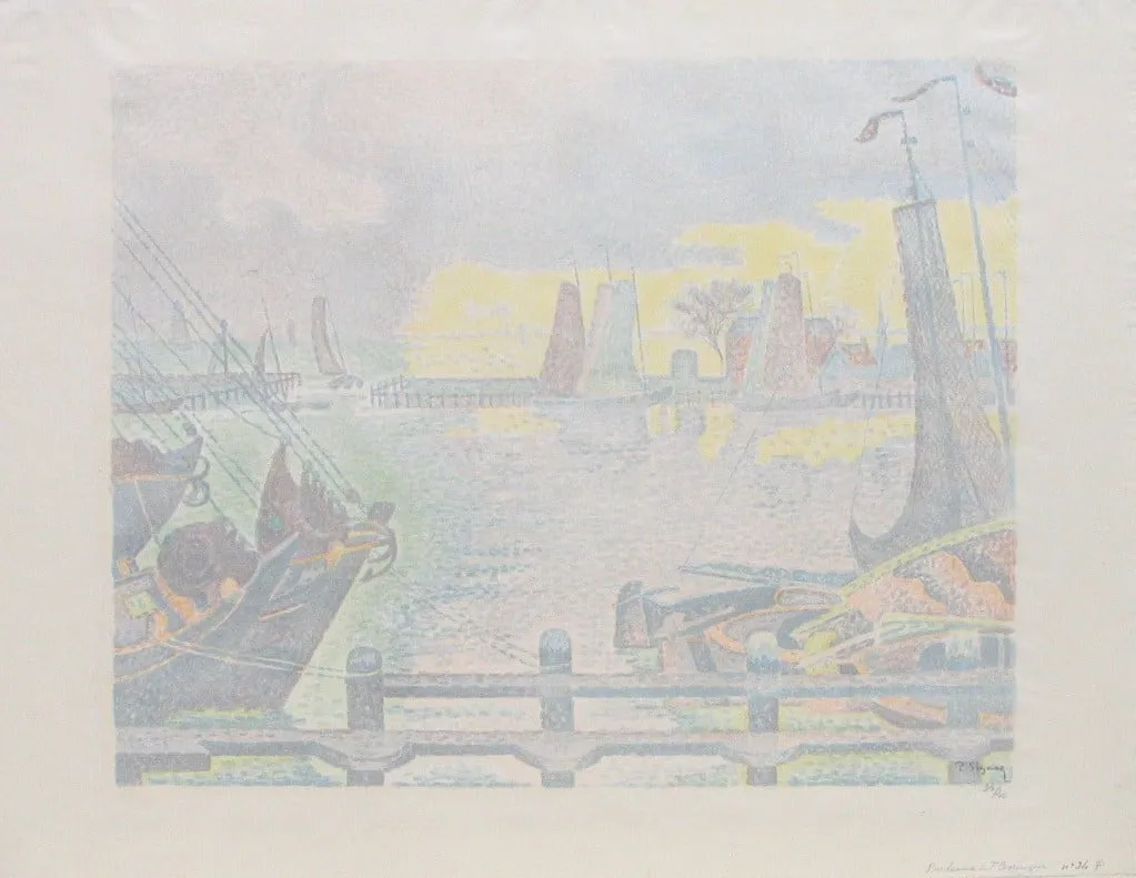 Untitled, by Paul Signac, ink, 1895