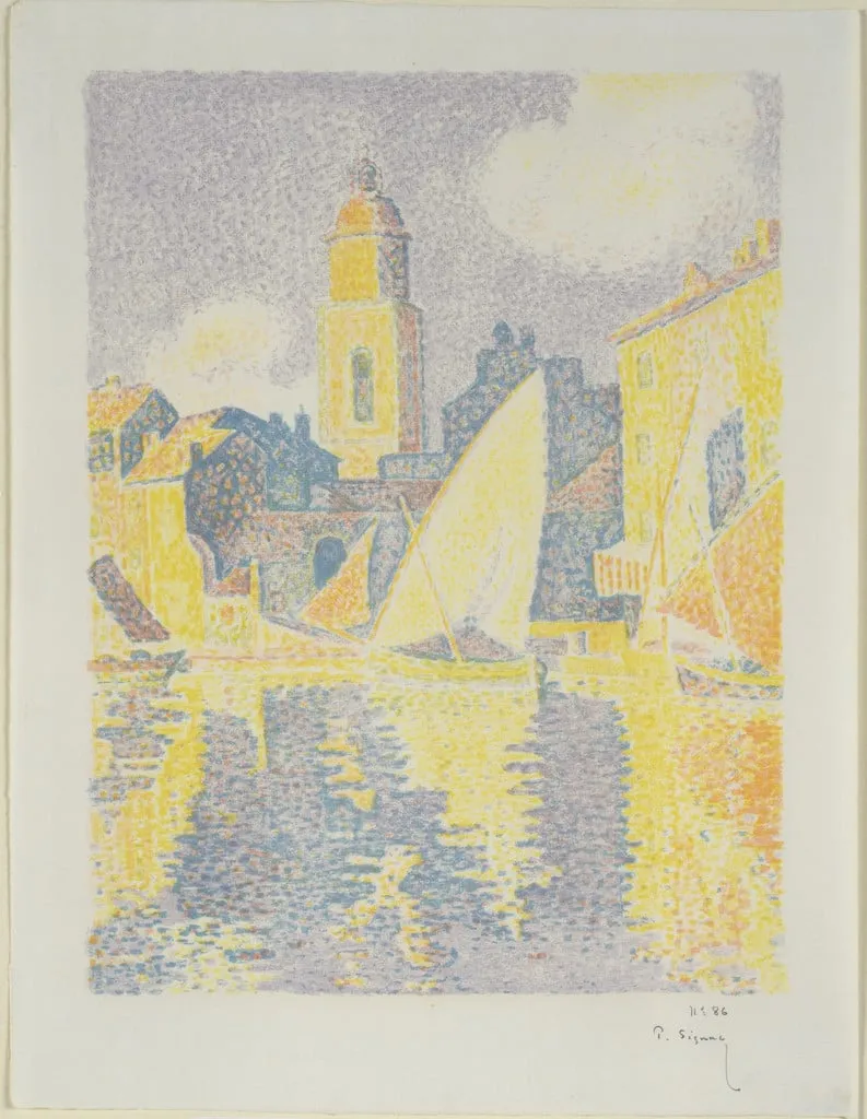 Untitled, by Paul Signac, ink, 1898