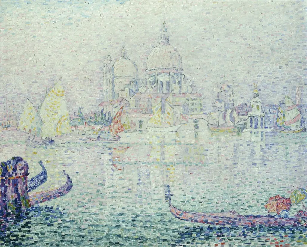 Venice, Giudecca Canal, Morning, by Paul Signac