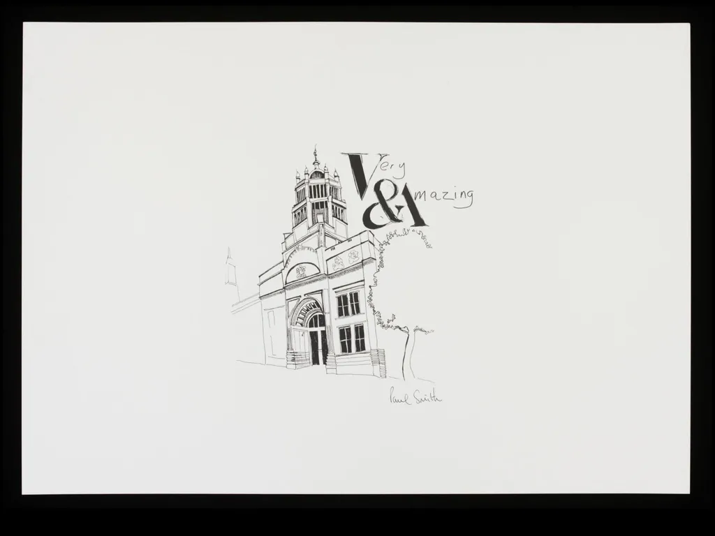 Contribution to V&A's 150th anniversary album, by Paul Smith, 2007