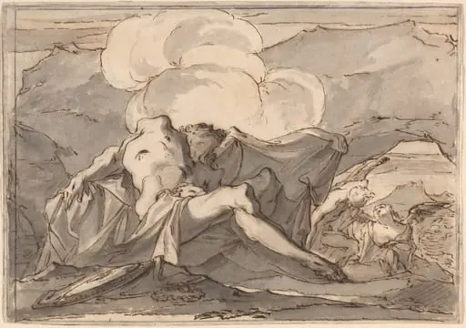 The Dead Christ with Angels, by Paul Troger