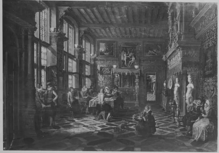 Musikalische Unterhaltung, by Paul Vredeman de Vries