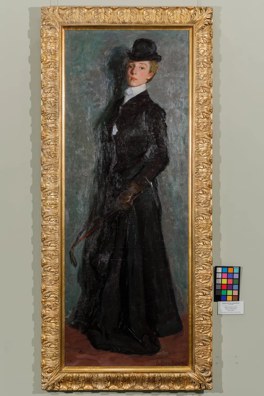 Femeie în costum de călărie, by Paula Blankenburg, unspecified, 1914