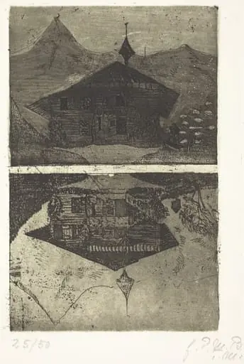 Chalet, by Paula Modersohn-Becker