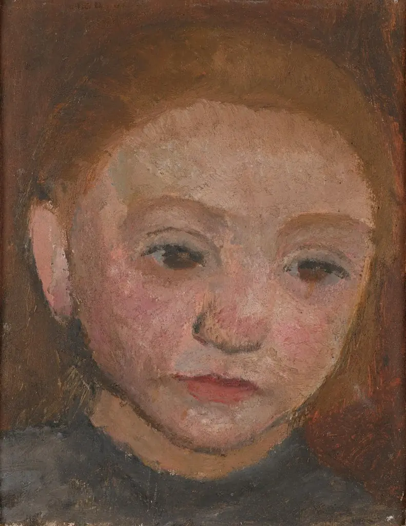 Head of a Girl, by Paula Modersohn-Becker