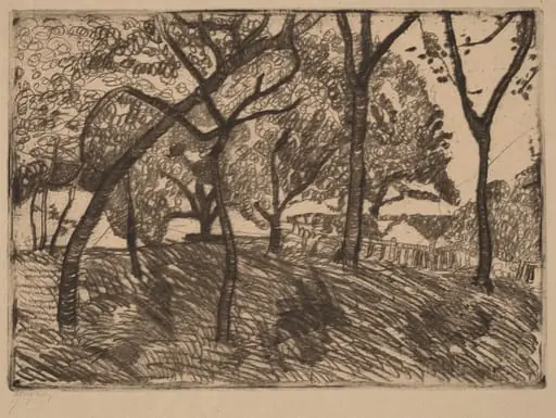 Landscape with Trees, by Paula Modersohn-Becker