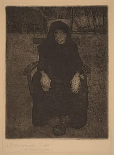Seated Old Woman, by Paula Modersohn-Becker
