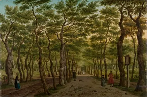 Het Herepad in het Haagse Bos, by Paulus Constantijn la Fargue