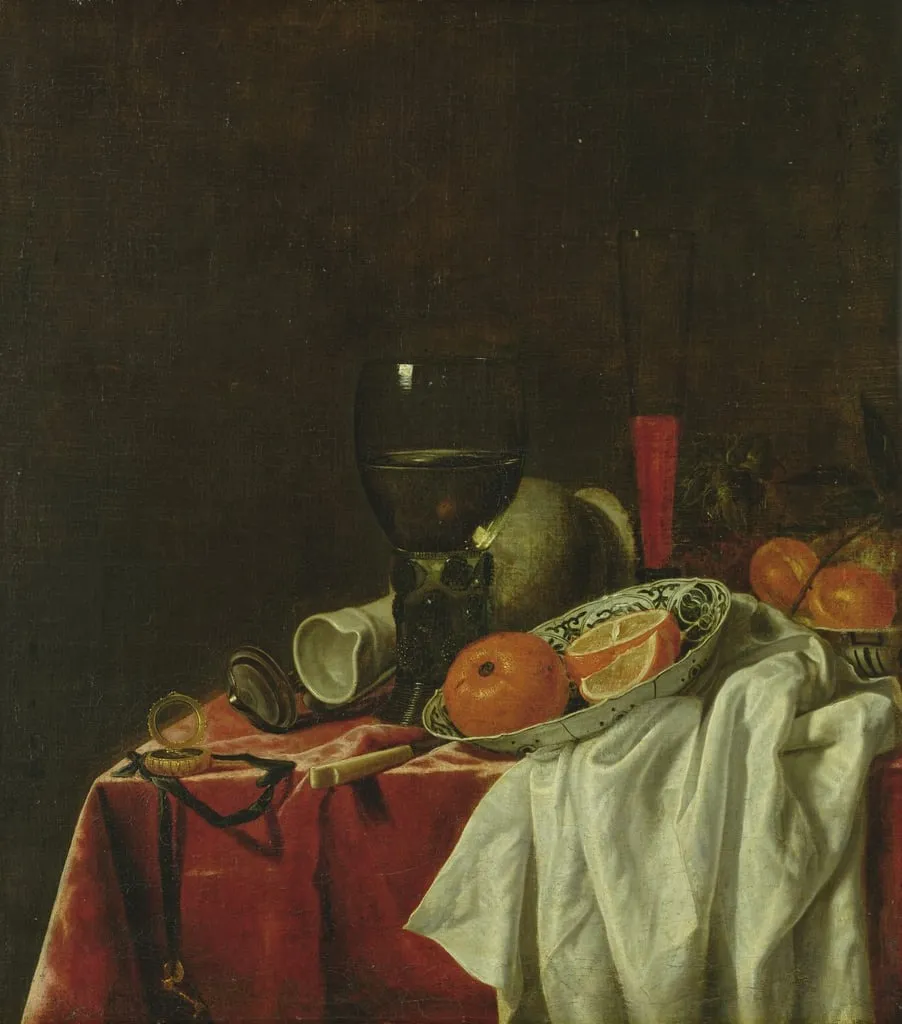 Still Life, by Paulus Hennekyn, oil, 1660