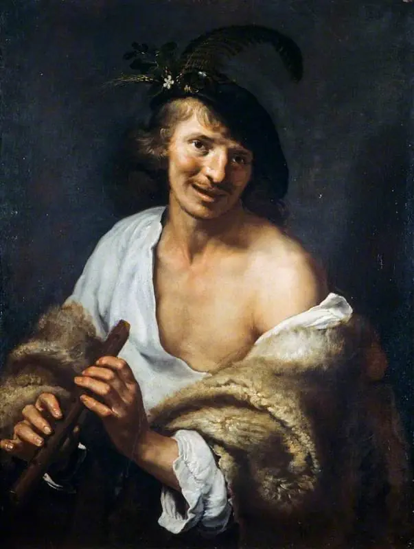 A Shepherd with a Pipe, by Paulus Moreelse