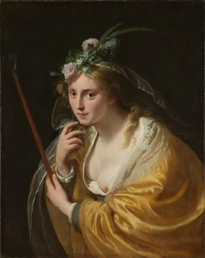 A Shepherdess, by Paulus Moreelse