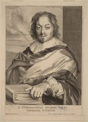 Constantijn Huygens, by Paulus Pontius