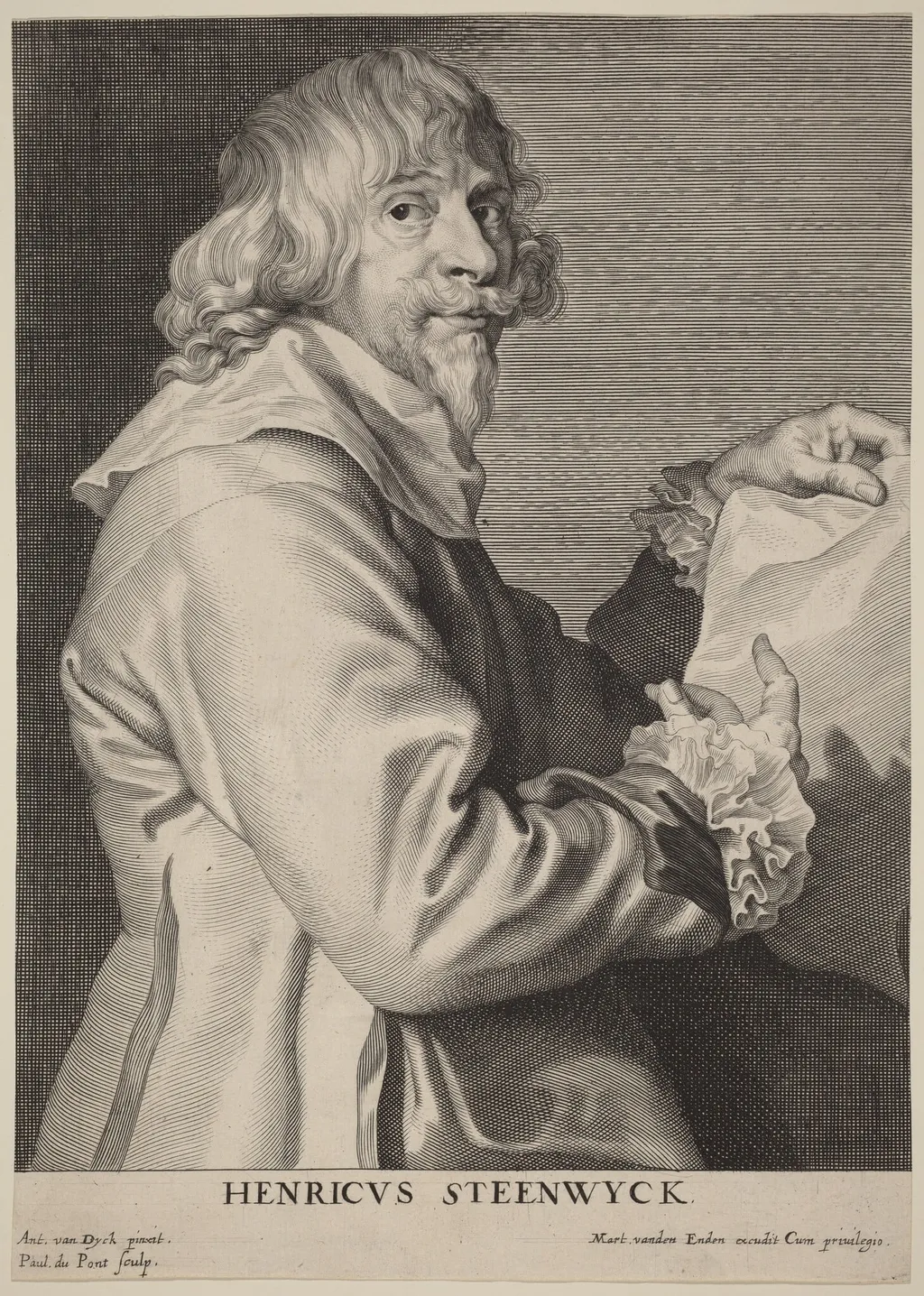 Henricus Steenwyck, by Paulus Pontius, ink, 1641