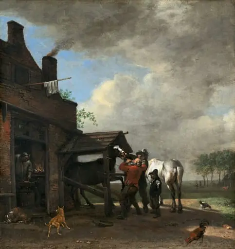 A Farrier's Shop, by Paulus Potter