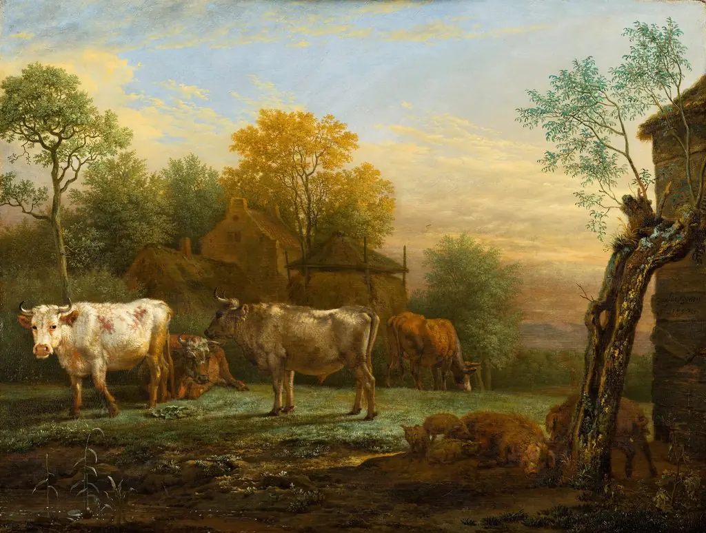 Cattle in a Meadow, by Paulus Potter