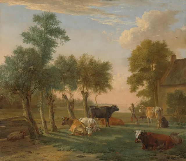 Cows in a Meadow near a Farm — Guild of Saint Luke (generic)