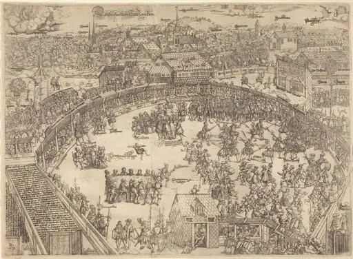 The Tournament Place in the City of Zwickau, by Paulus Reinhart