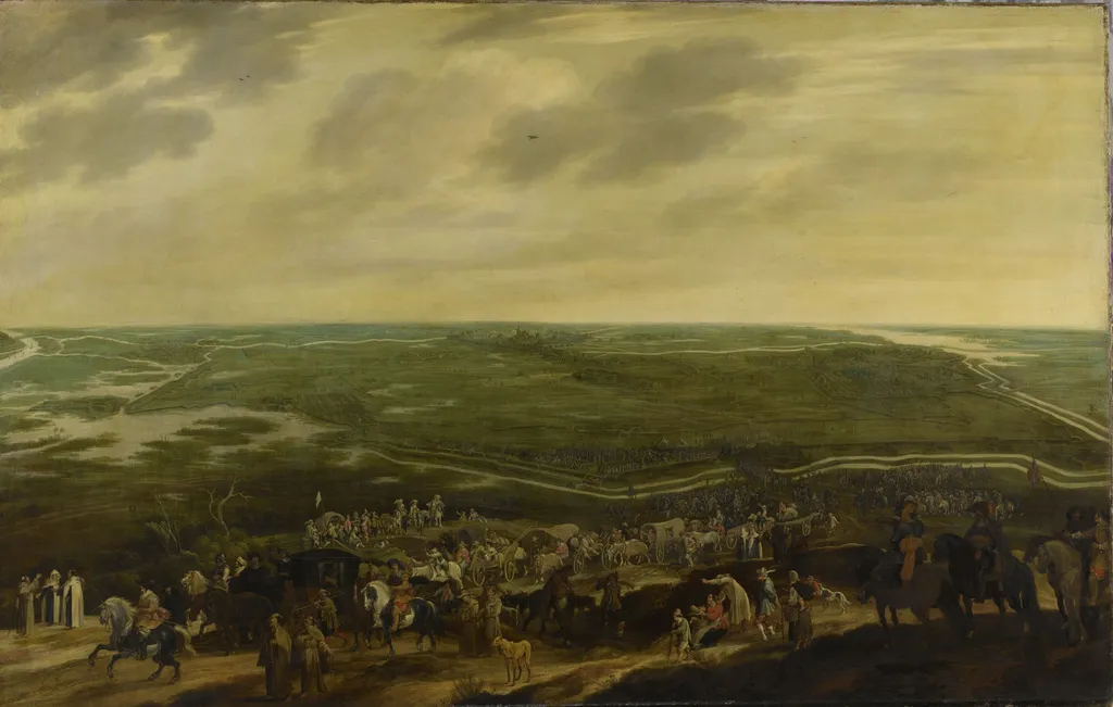 The defeated Spanish garrison leaving 's-Hertogenbosch, 17 September 1629, by Paulus van Hillegaert, oil, 1630