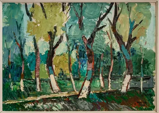 În pădure la Calica, by Pavel Mercea