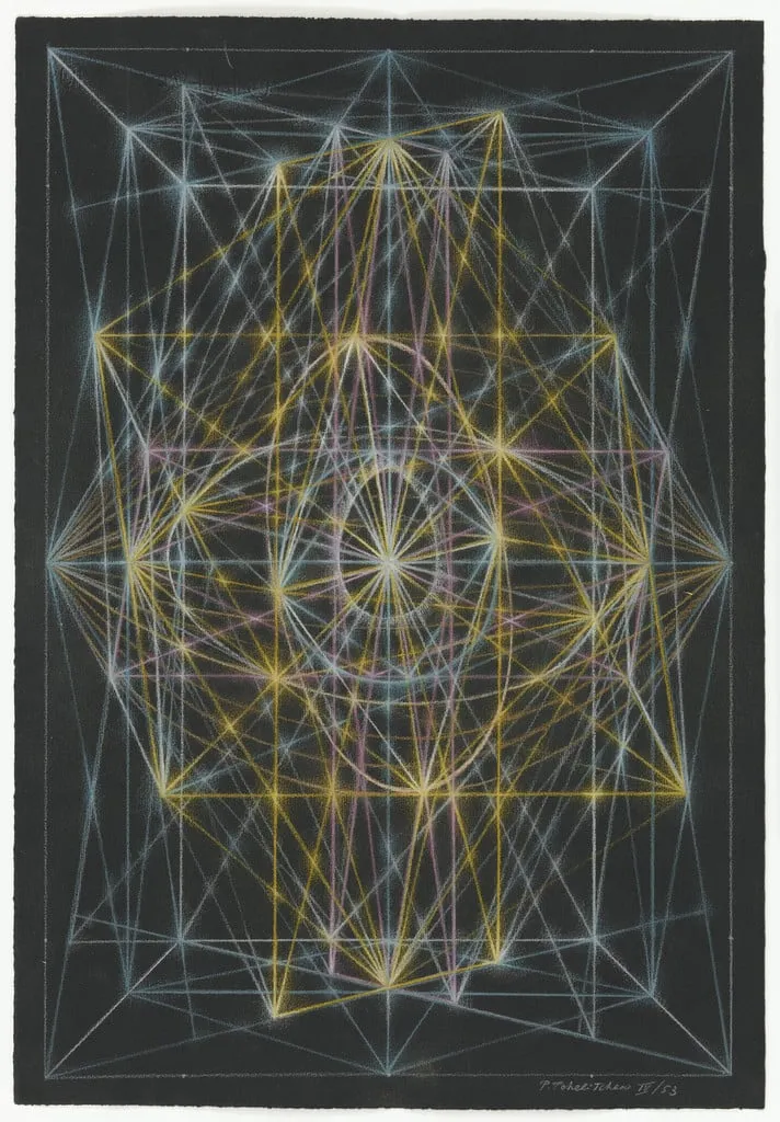 Untitled, by Pavel Tchelitchew, graphite, 1953