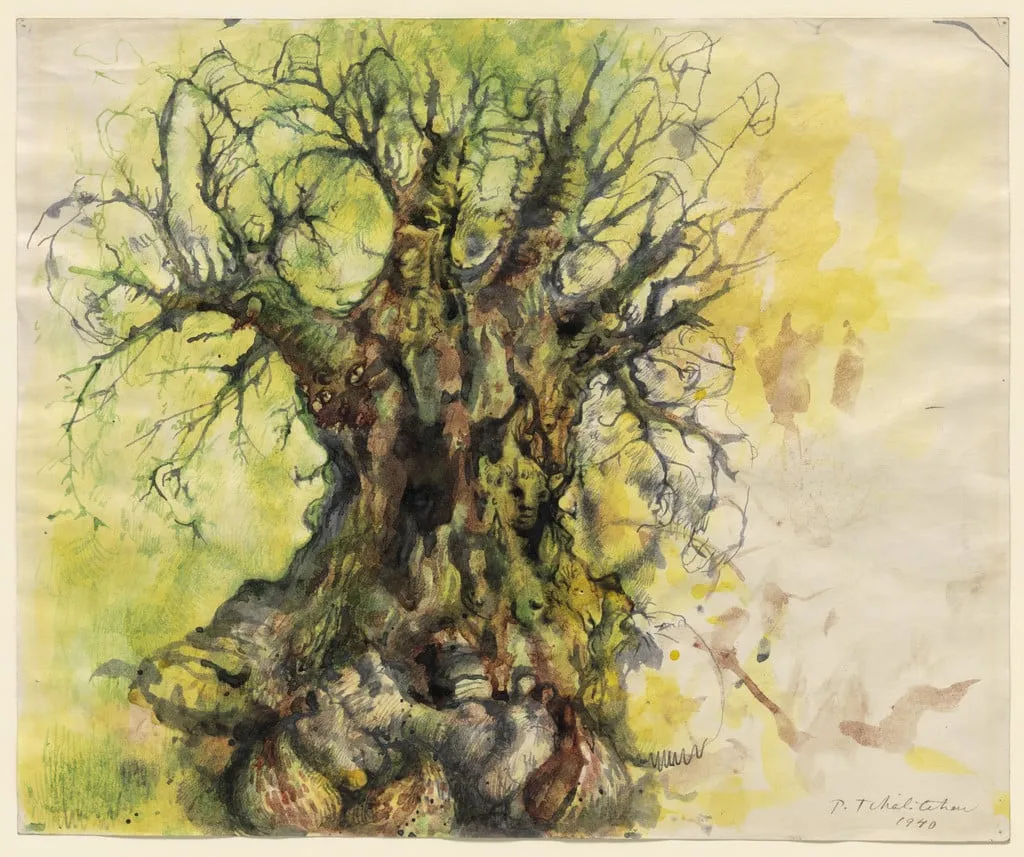 Untitled, by Pavel Tchelitchew, watercolor, 1940