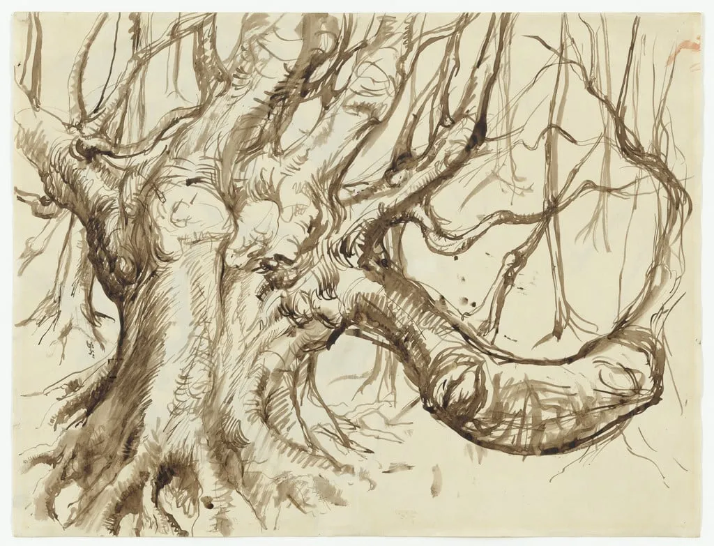Untitled, by Pavel Tchelitchew, ink, 1934
