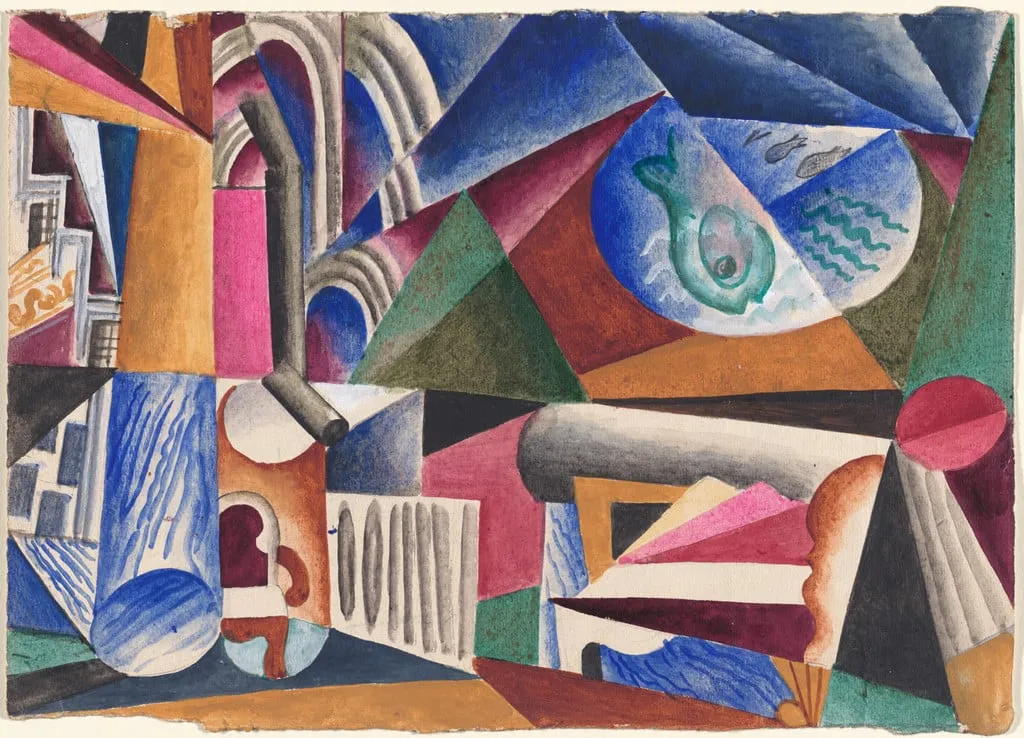 Untitled, by Pavel Tchelitchew, tempera, 1922