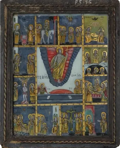 Învierea lui Iisus, cu 12 scene de praznic, by Pavel Zamfir