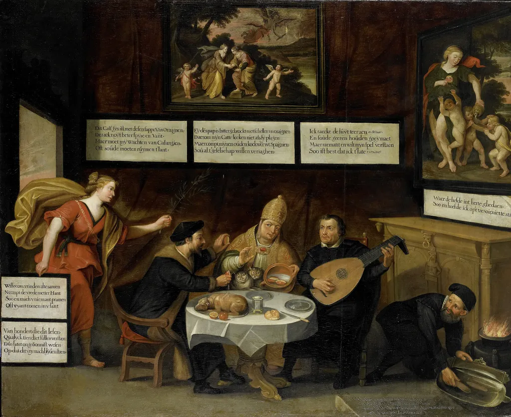Peace Urges the Churches to Tolerance, oil, 1620