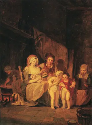 Peasant interior