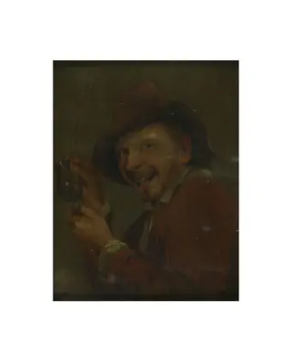 Peasant with a glass jug
