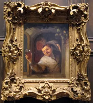 Peasants Drinking at a Window