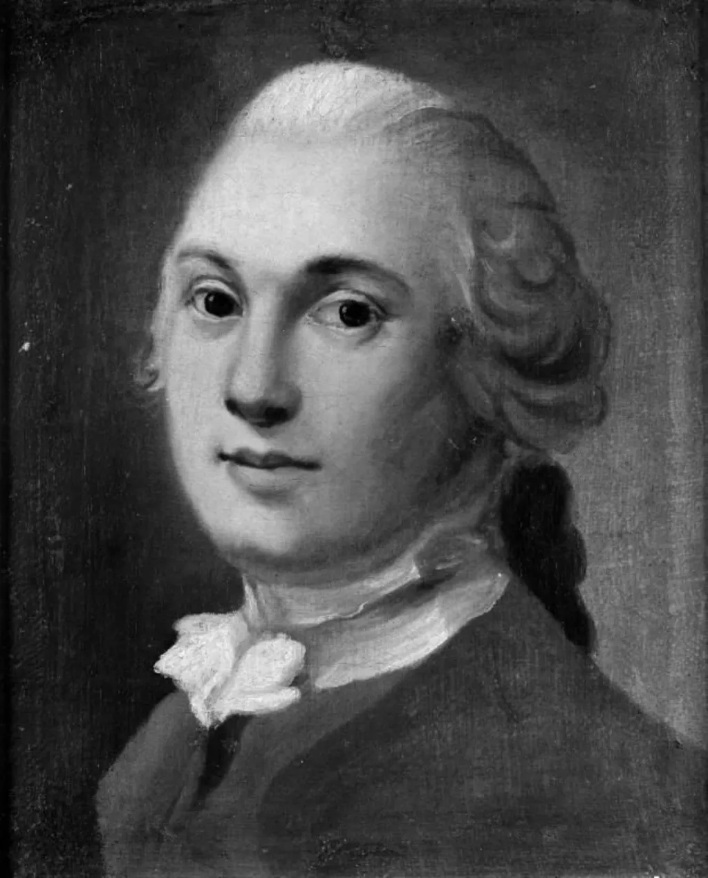 Materialforvalter Bartholin (?), by Peder Als, oil, 1758