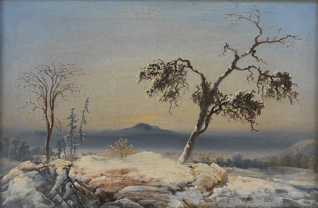 Landscape from Finnmark, by Peder Balke, oil, 1860