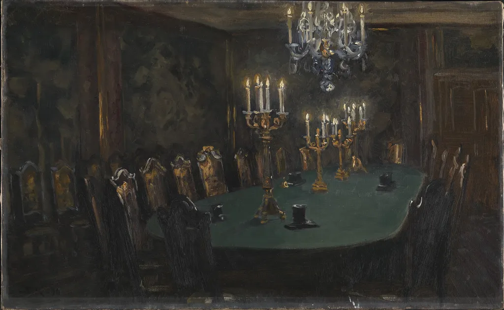 Interiør, by Peder Severin Krøyer, oil, 1898