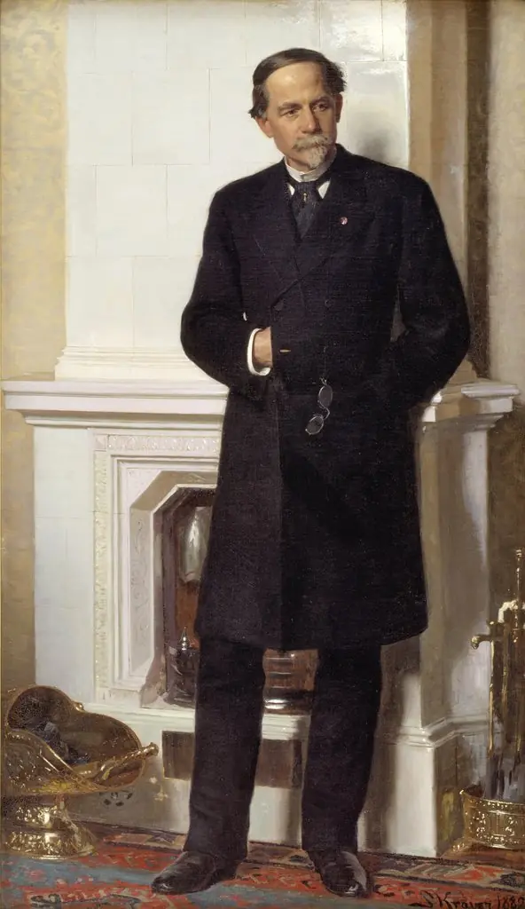 Portrait of the architect Ferdinand Meldahl, by Peder Severin Krøyer
