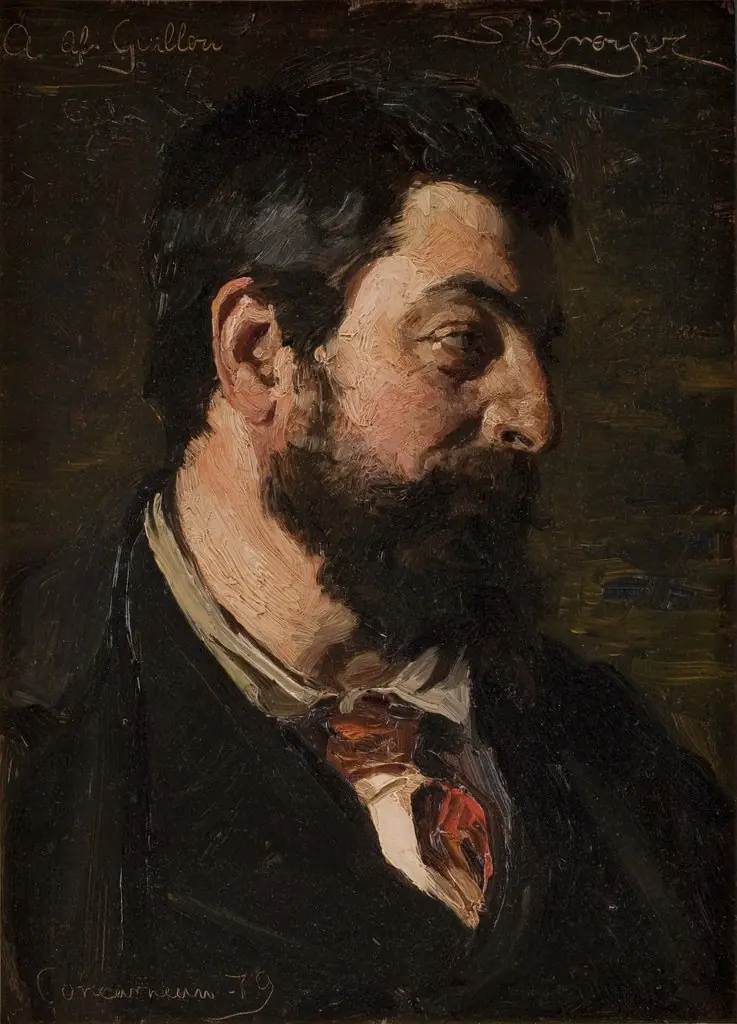 Portrait of the French painter Alfred Guillou, by Peder Severin Krøyer