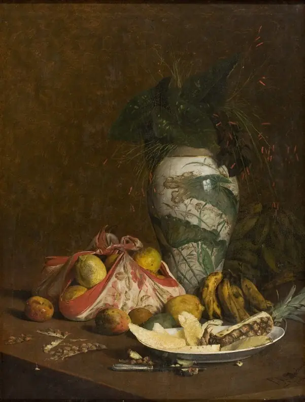 Still Life with Vase and Fruit, by Pedro Alexandrino Borges