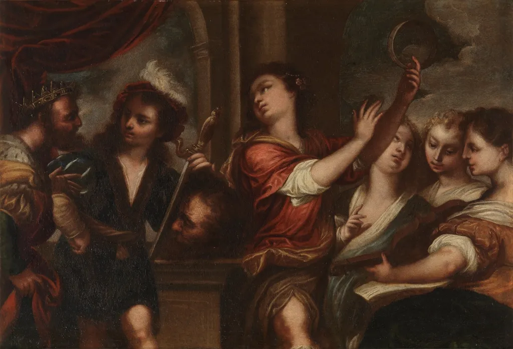 The Triumph of David, by Pedro Atanasio Bocanegra, oil, 1601